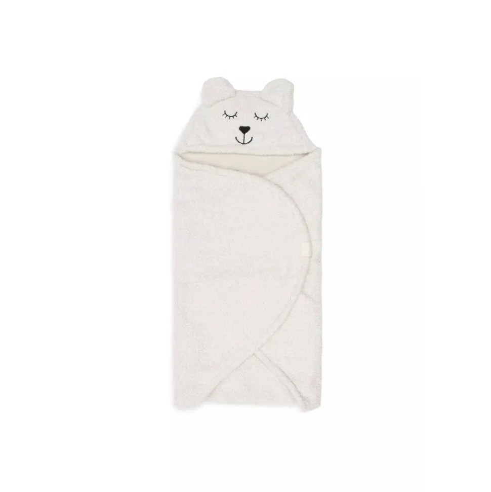 Couverture portefeuille bear bouclette oatmeal
