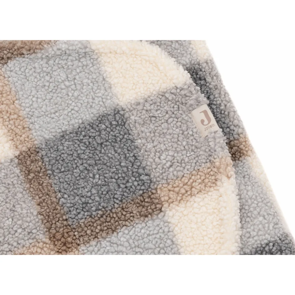Couverture portefeuille câline bunny check bouclette
