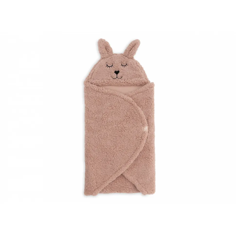 Couverture portefeuille câline bunny wild rose