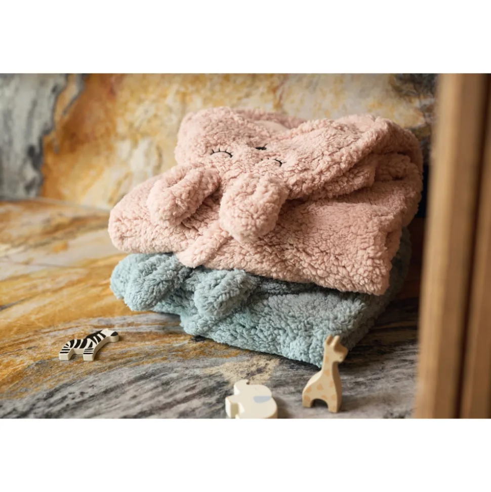 Couverture portefeuille câline bunny wild rose