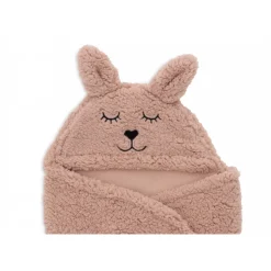 Couverture portefeuille câline bunny wild rose