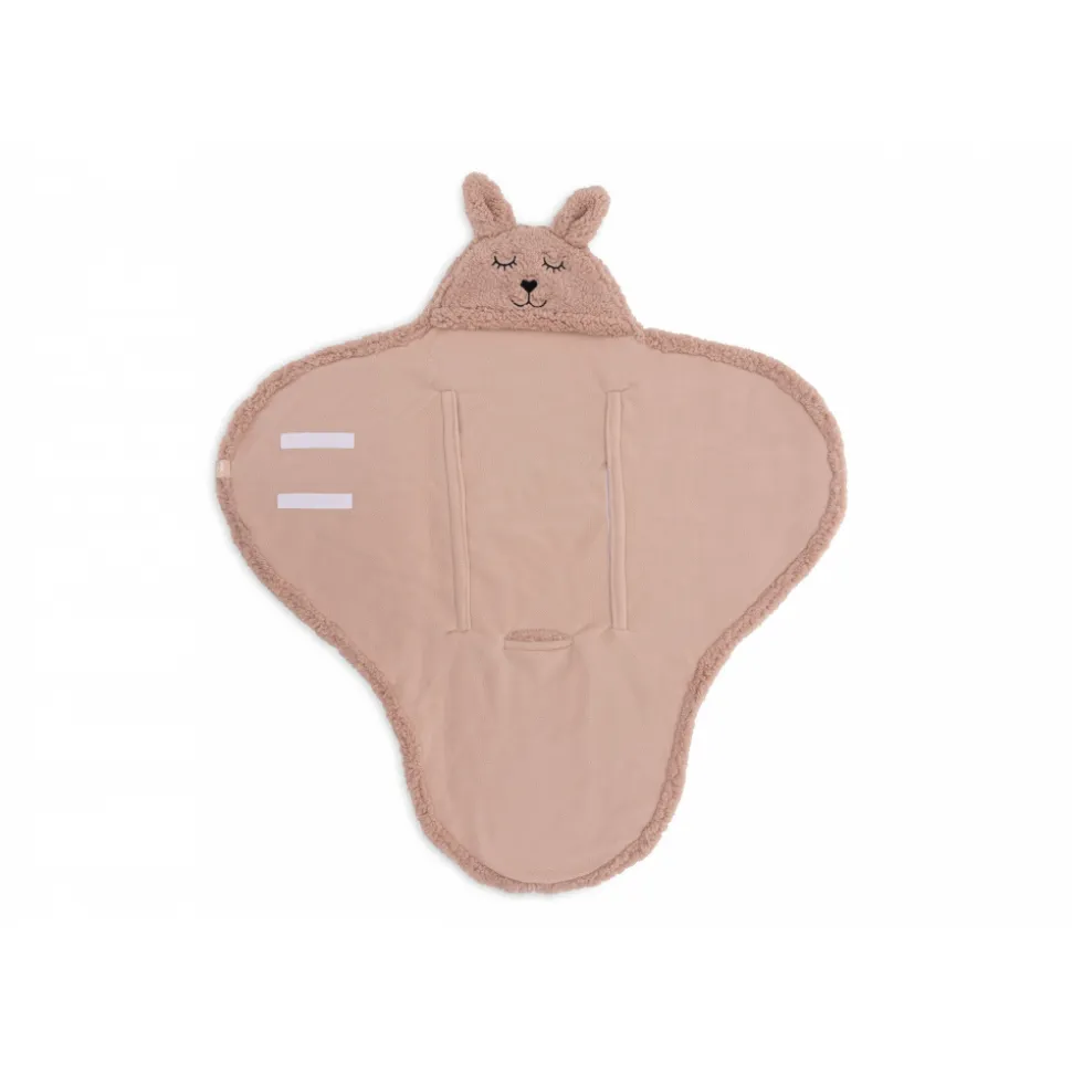 Couverture portefeuille câline bunny wild rose