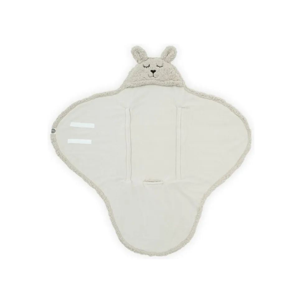Couverture portefeuille câline bunny nougat