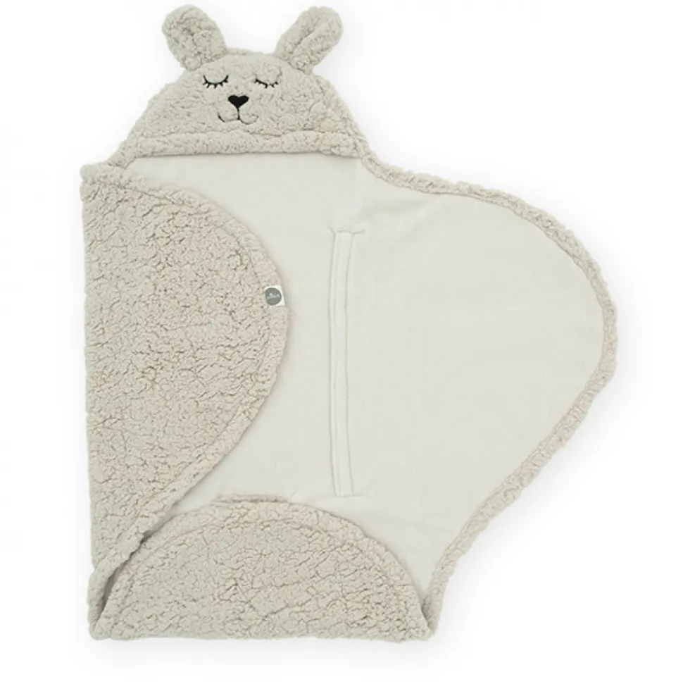 Couverture portefeuille câline bunny nougat