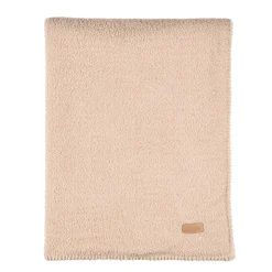 Couverture supersoft 75x100cm teddy bouclette beige
