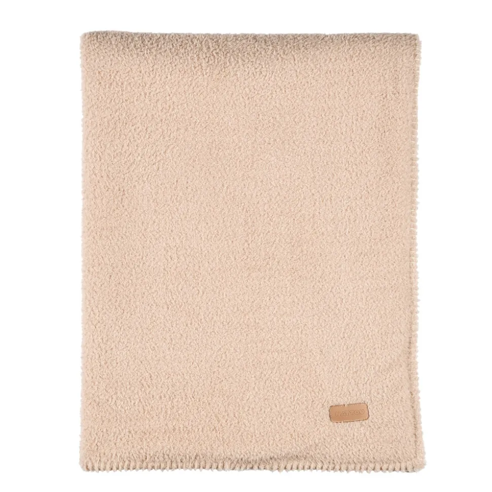 Couverture supersoft 75x100cm teddy bouclette beige