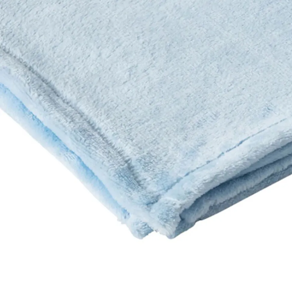 Couverture 75 x 100 cm - bleue