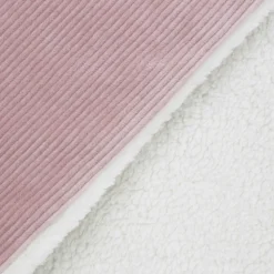 Couverture 100x140 cm - sherpa vieux rose