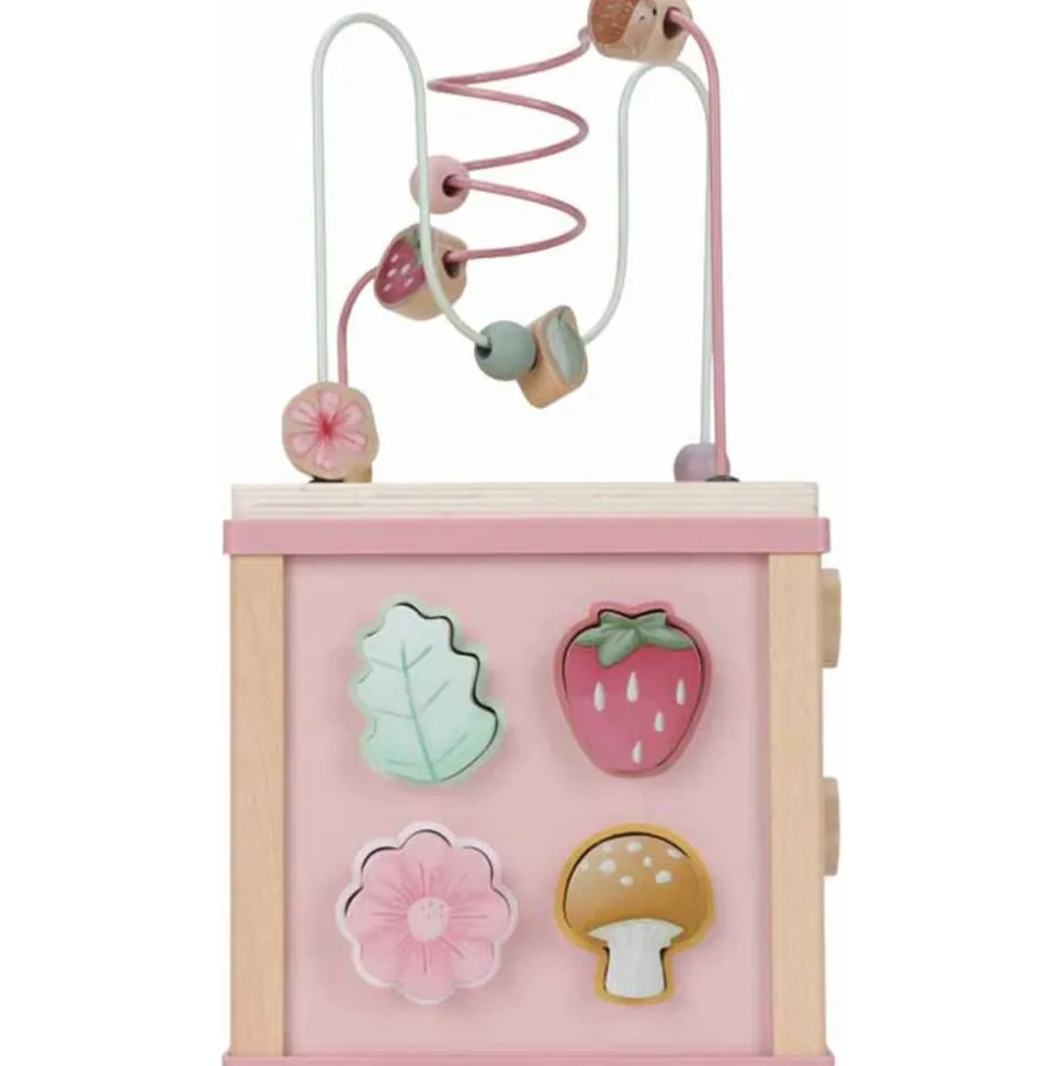 Cube d'activités en bois fsc - fairy garden