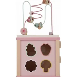 Cube d'activités en bois fsc - fairy garden
