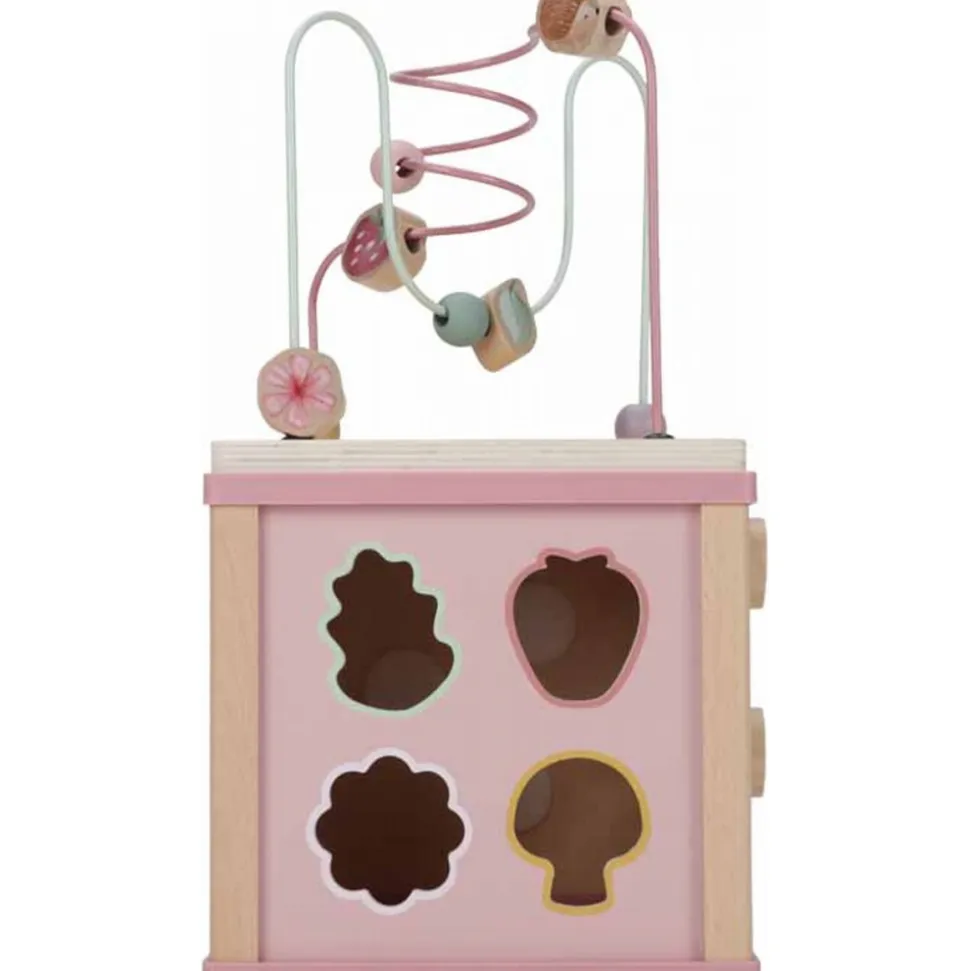 Cube d'activités en bois fsc - fairy garden