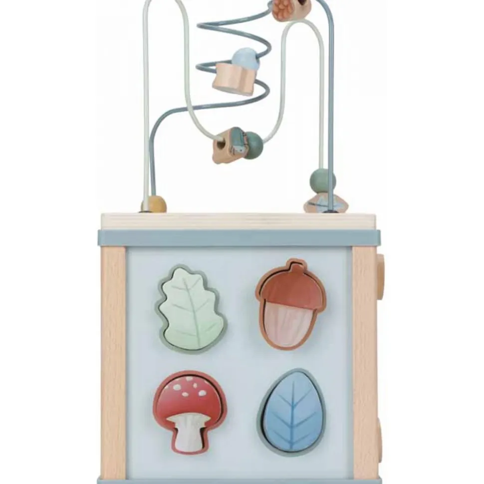 Cube d'activités en bois fsc - forest friends