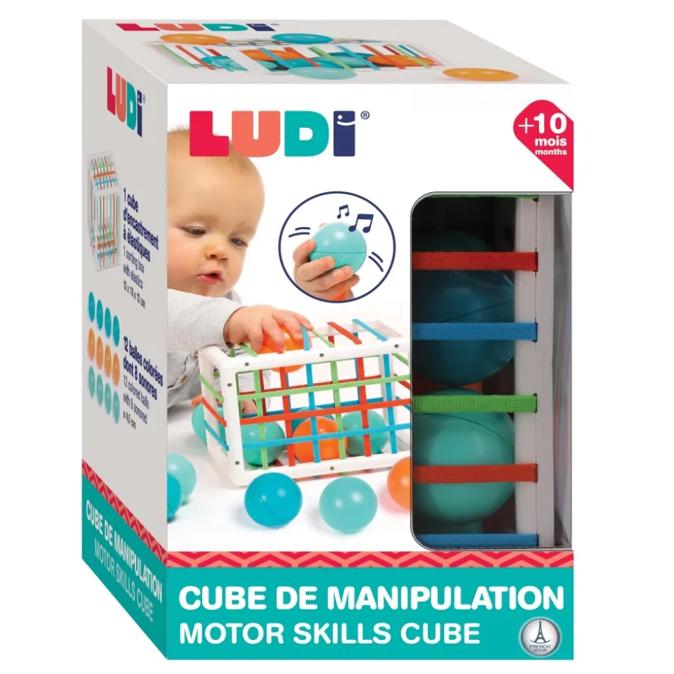 Cube de manipulation à balles