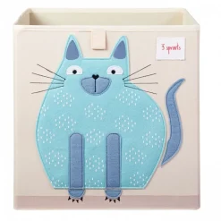 Cube de rangement chat 33 x 33 cm