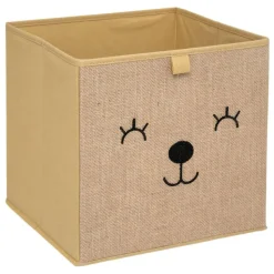 Cube de rangement 29x29 cm ourson