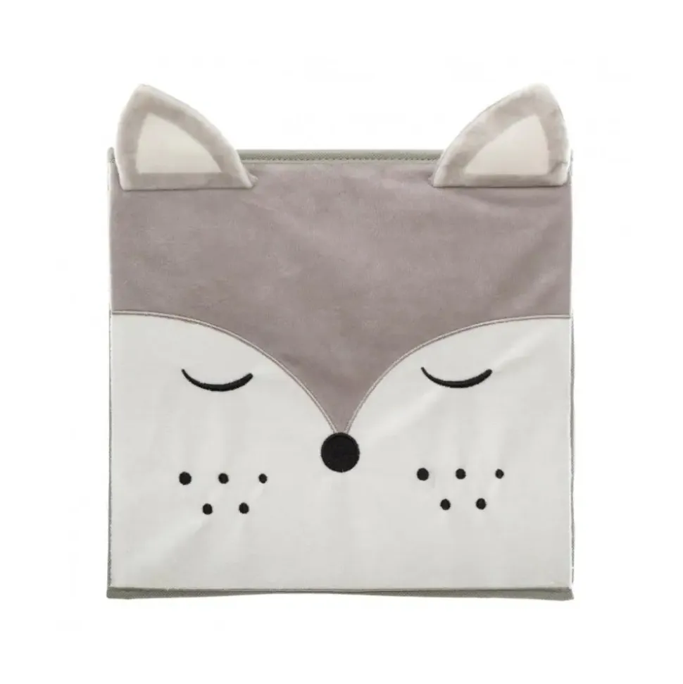 Cube de rangement 29x29 cm renard
