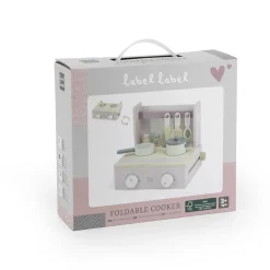 Cuisine pliable en bois - rose