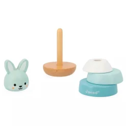 Culbuto empilable en bois lapin wwf