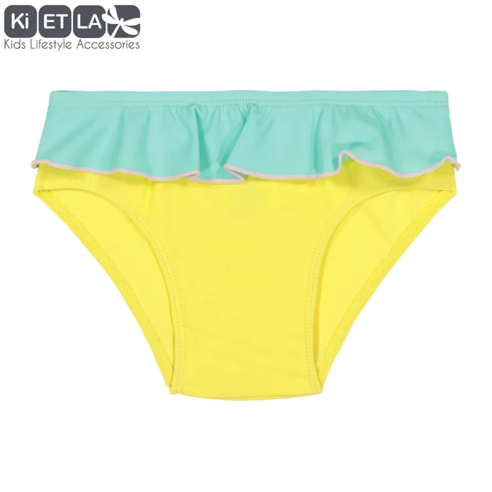 Culotte anti-uv annette 6 mois jaune/vert