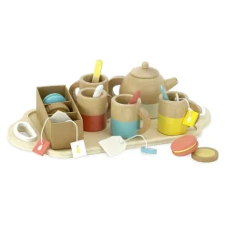 Dinette en bois pour enfant service à thé