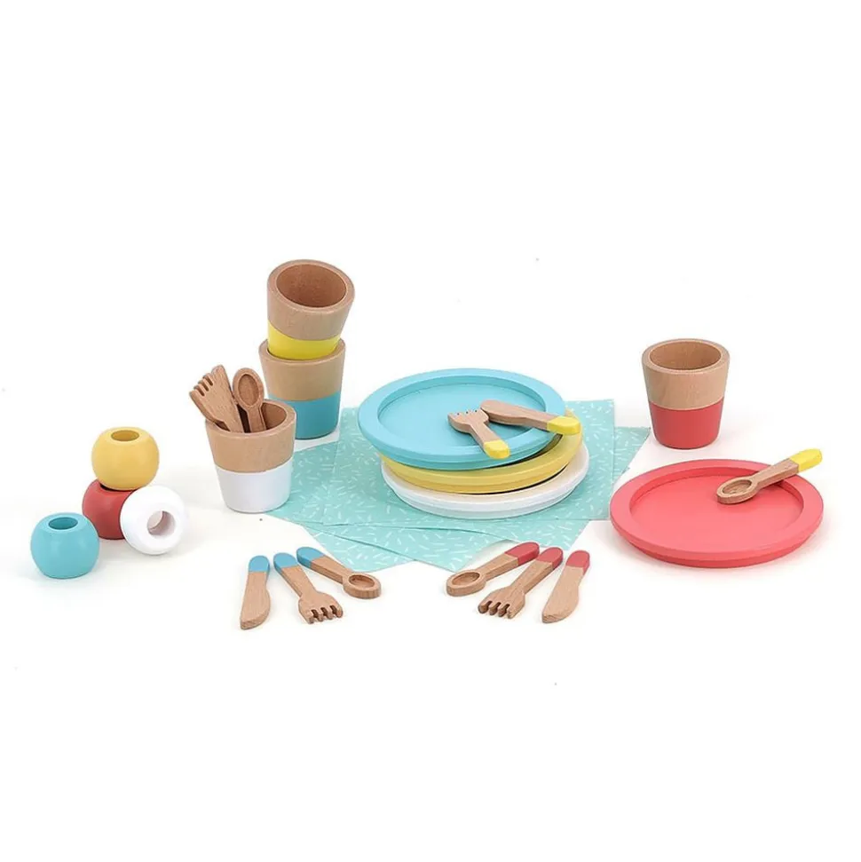 Dinette en bois set du repas