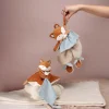 Doudou attache sucette 20 cm timo le renard