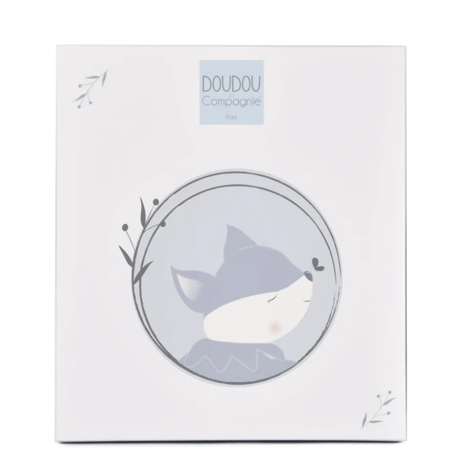 Doudou attache sucette 20 cm timo le renard