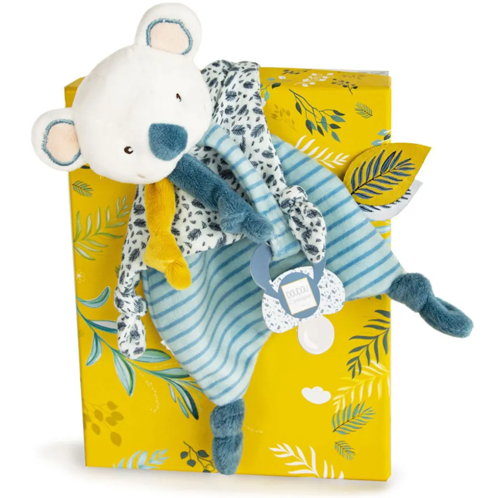 Doudou attache-sucette yoca le koala