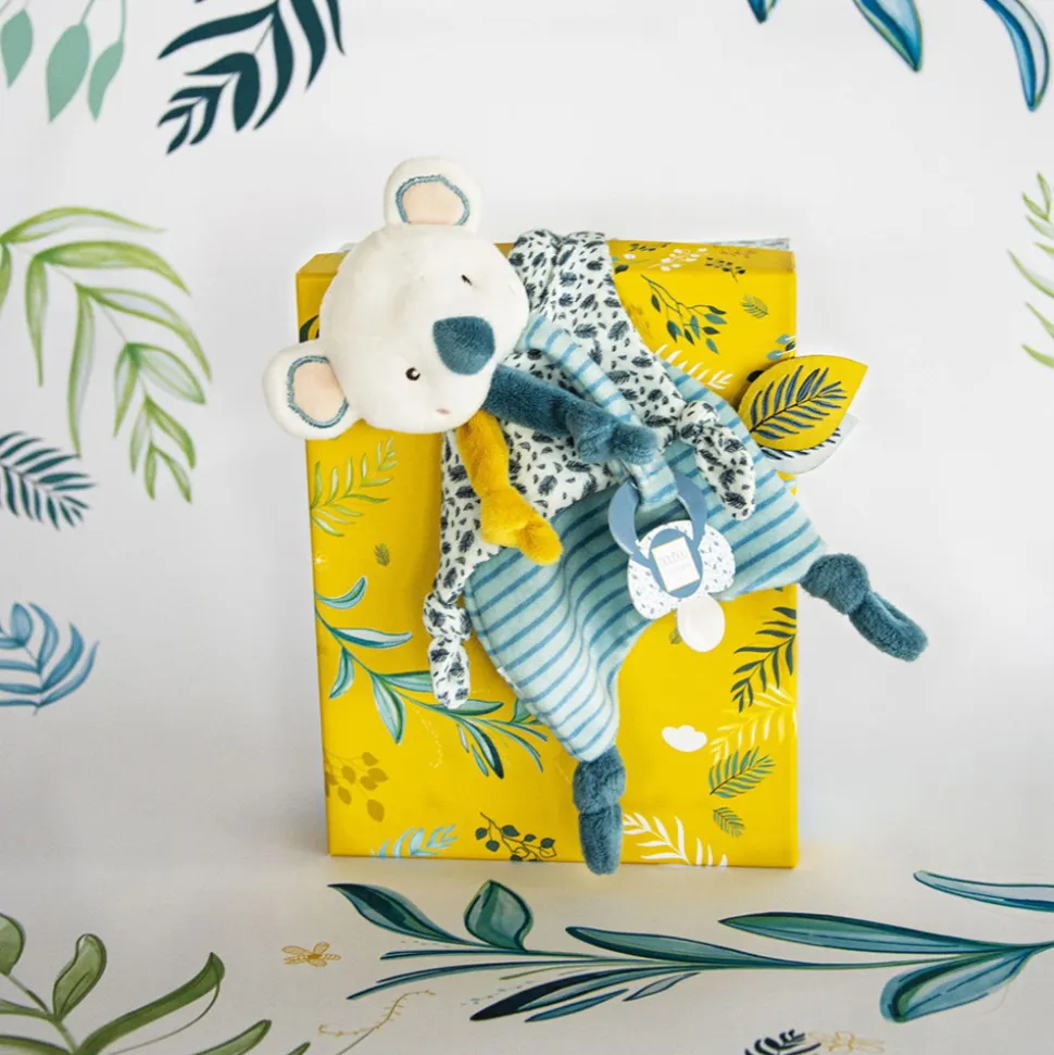 Doudou attache-sucette yoca le koala