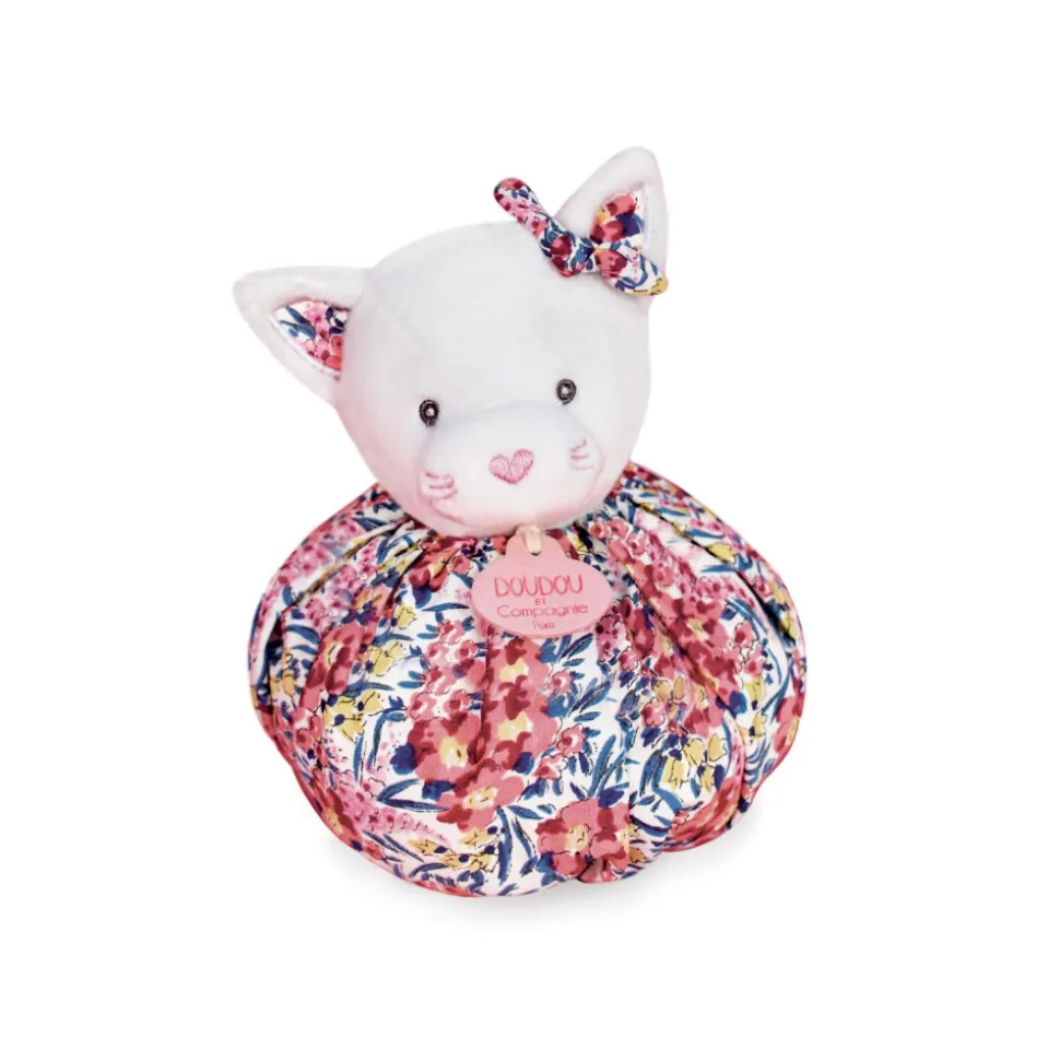 Doudou boule chat 3 en 1