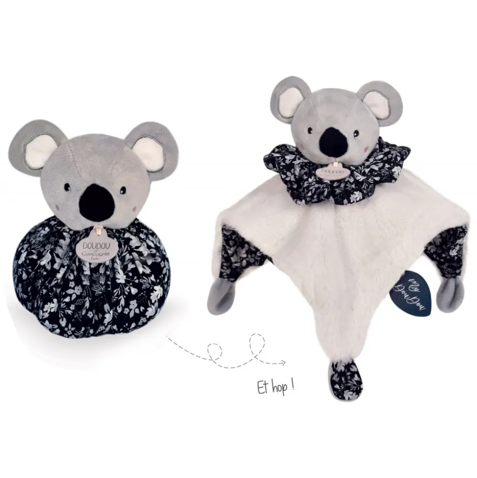 Doudou boule koala 3 en 1
