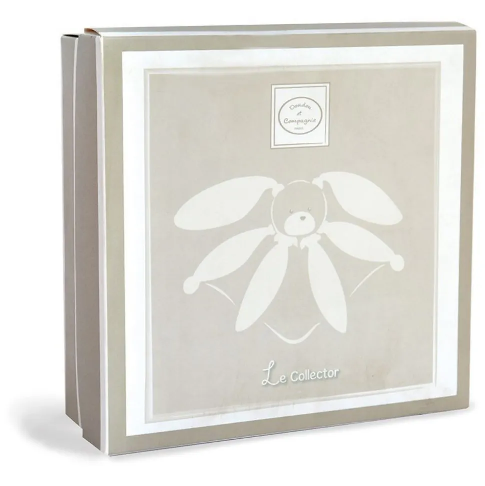 Doudou collector lapin taupe