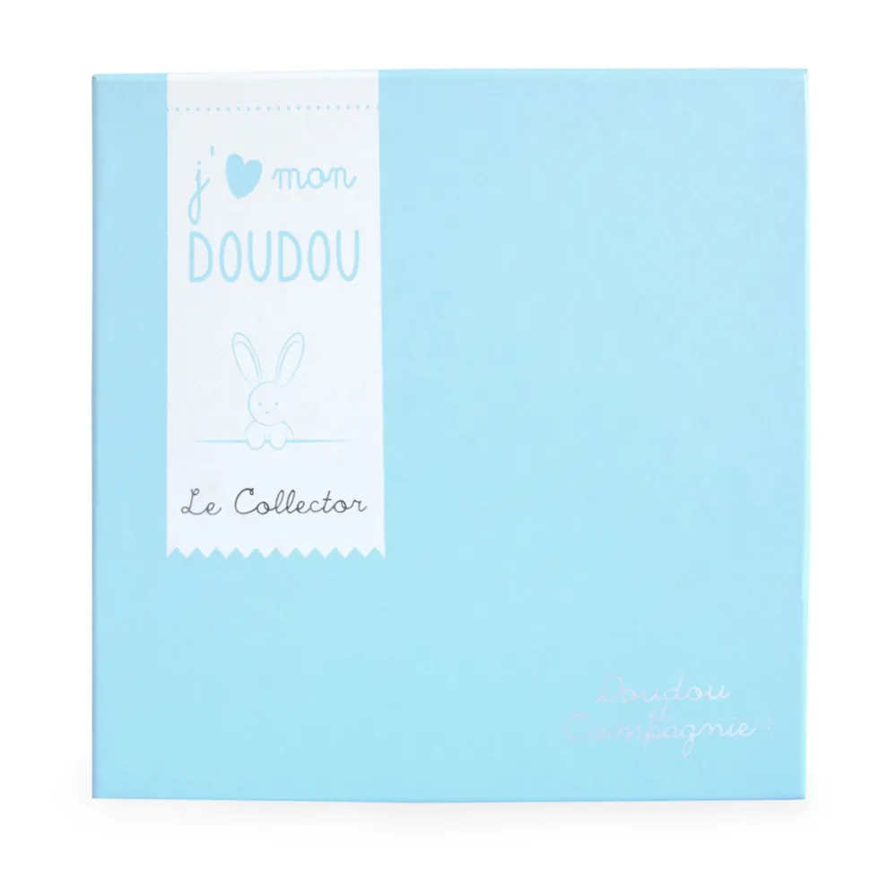 Doudou collector ours bleu