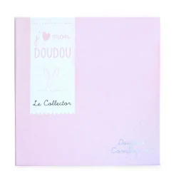 Doudou collector ours rose