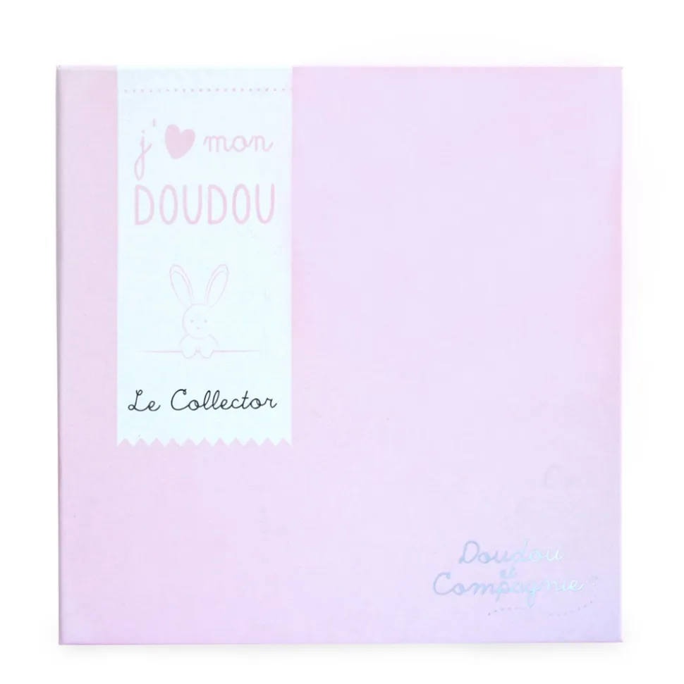 Doudou collector ours rose