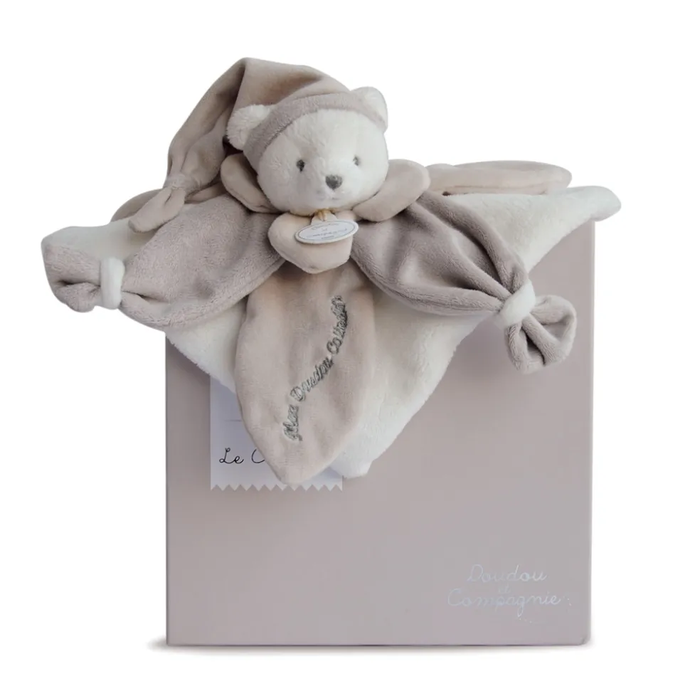 Doudou collector ours taupe