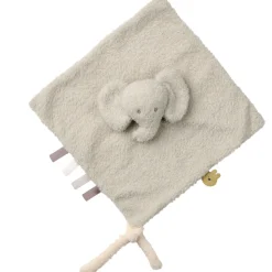 Doudou eléphant bouclette gris bouclette