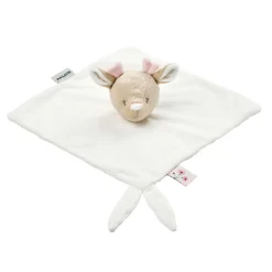 Doudou fanfan biche velours blanc crème
