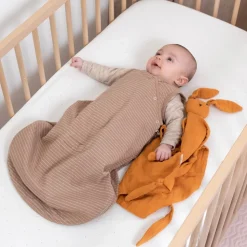 Doudou lange lapin orange