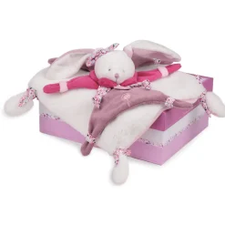 Doudou lapin cerise