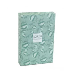 Doudou lapin mouchoir 10 cm vert sauge