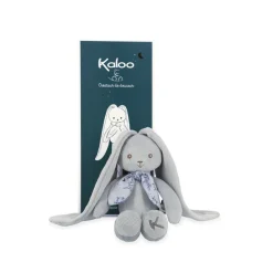 Doudou lapinoo 25 cm bleu