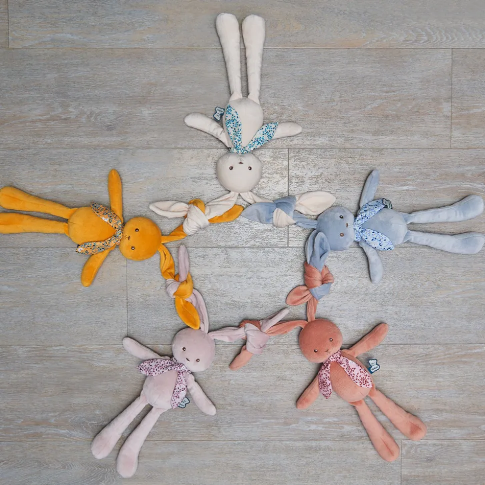 Doudou lapinoo 35 cm ocre