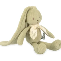 Doudou lapinoo 25 cm vert