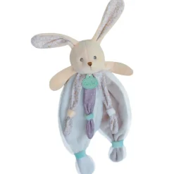 Doudou lapin poupi nature