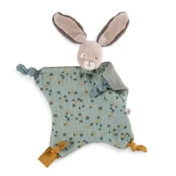 Doudou lapin trois petits lapins - sauge