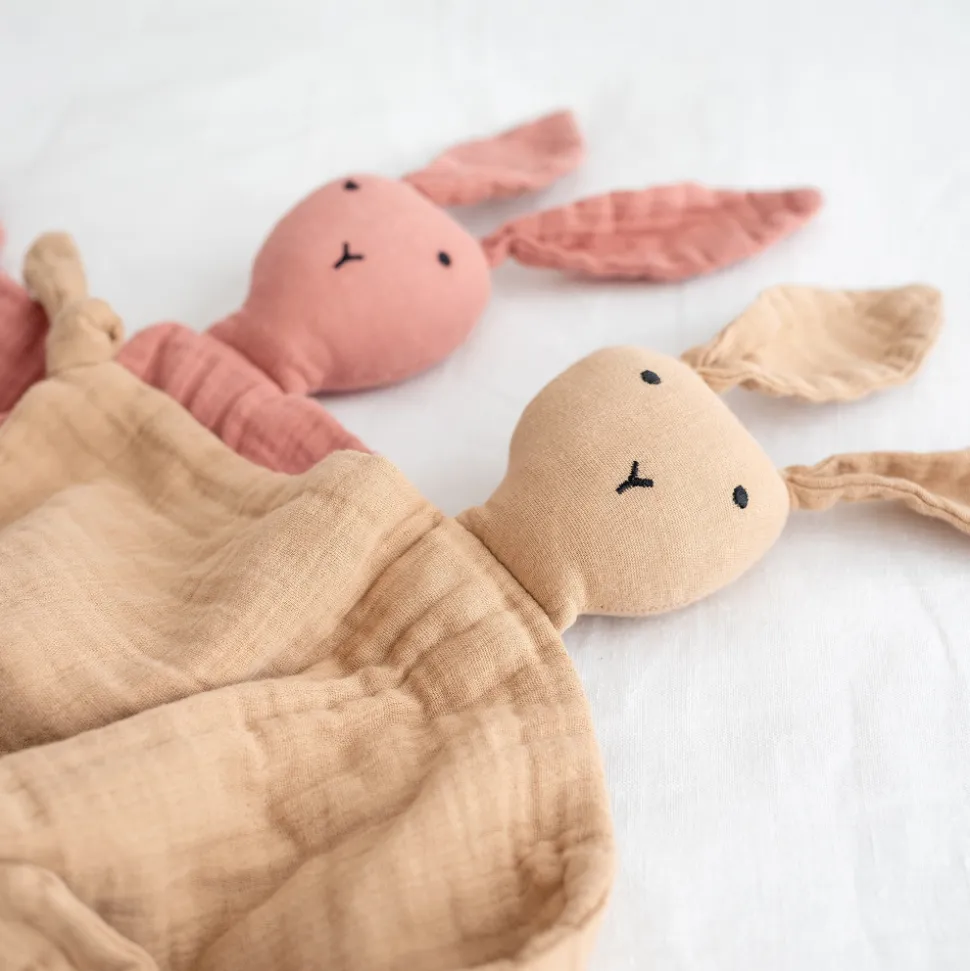 Doudou lapin 40x40 cm bambi