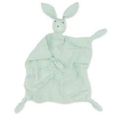Doudou lapin 40x40 cm celadon