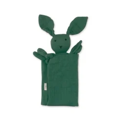 Doudou lapin 40x40 cm kaki