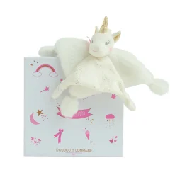 Doudou licorne or